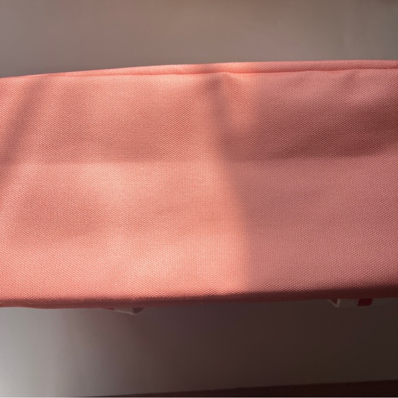 L*Space Pink with Red/White Color Block Stripe Coastal Cooler Bag NWT - Picture 3 of 14